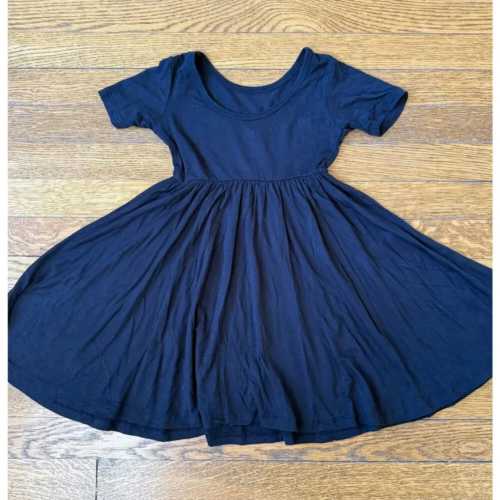 Kyte Girls' Black Skater Dress Size 2